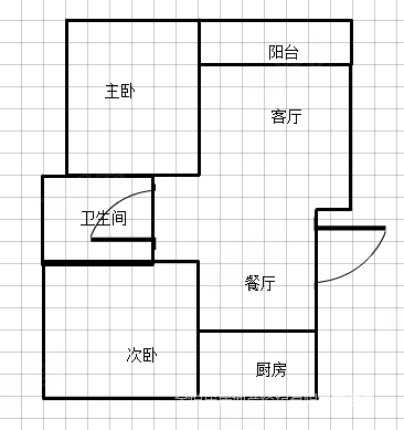 永大明珠东山花园七区2室2厅1卫93㎡南北66万