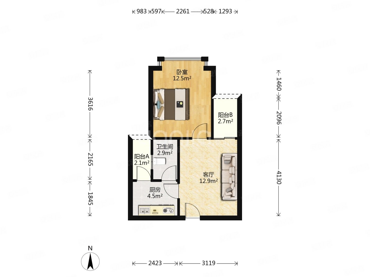 1.万 剩余全部按揭贷款 月供1000,锦江钻石life二手房,25.