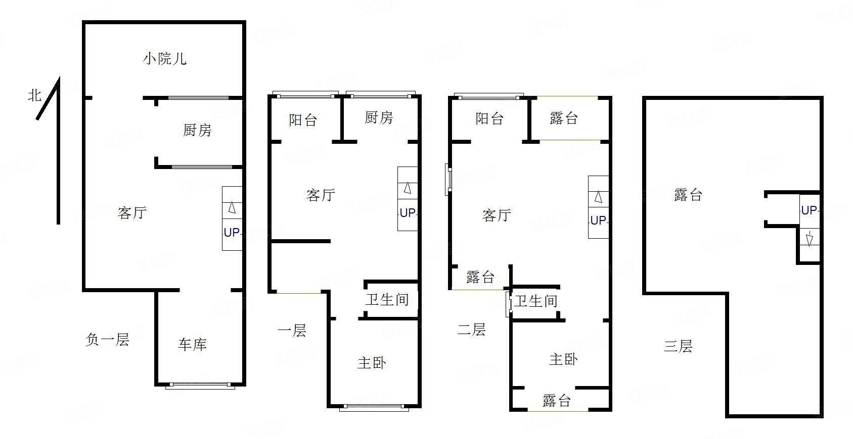 K2京西狮子城(别墅)4室2厅2卫190㎡南北248万