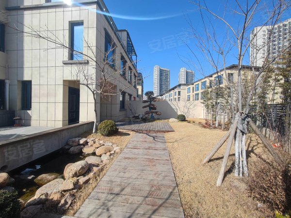 青岛黄岛薛家岛恒大金沙滩(商业别墅)唐岛湾前排别墅,百平院子,带水系