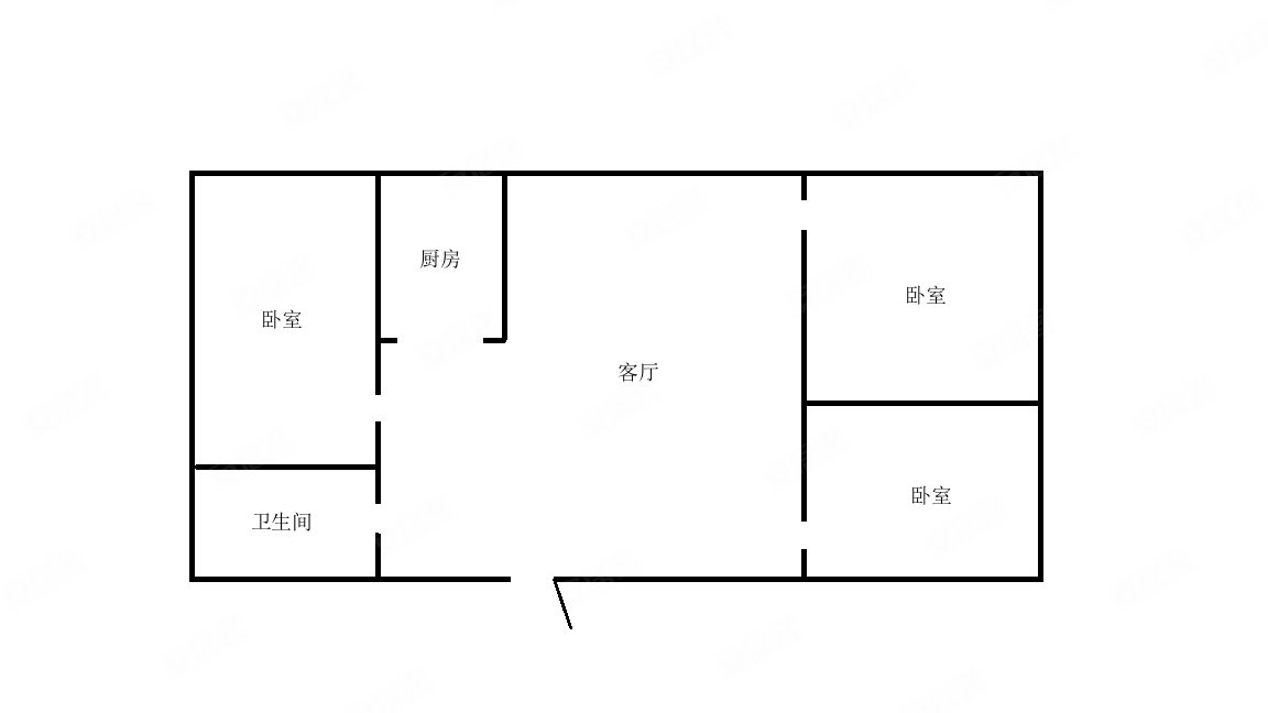 白岩路152号小区4室2厅2卫155.5㎡北109万