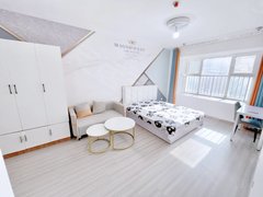 济南历城唐冶鲁能泰山7号!南向精装主卧独卫 可月付短租 地铁站附近拎包出租房源真实图片