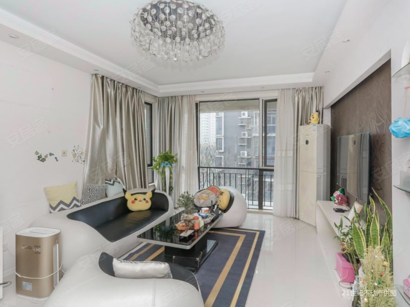 小高层边套全明户型,全新精装修,一梯两户送产权车位,大华铂金华府