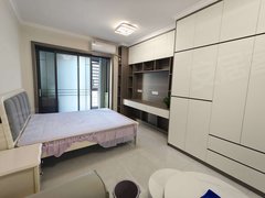 来宾兴宾兴宾城区沃尔玛对面地王公馆 精装1房1厅1卫月租1300家具家电齐全出租房源真实图片