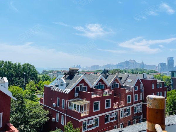 青岛崂山石老人美林小镇美林小镇看海 别墅 挑空厅 带院可 办公居家带