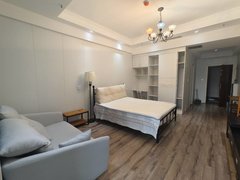 驻马店驿城大商新玛特玖隆茂附近鹏宇天下城双气精装一室一厅,家具齐全拎包入住密码锁出租房源真实图片