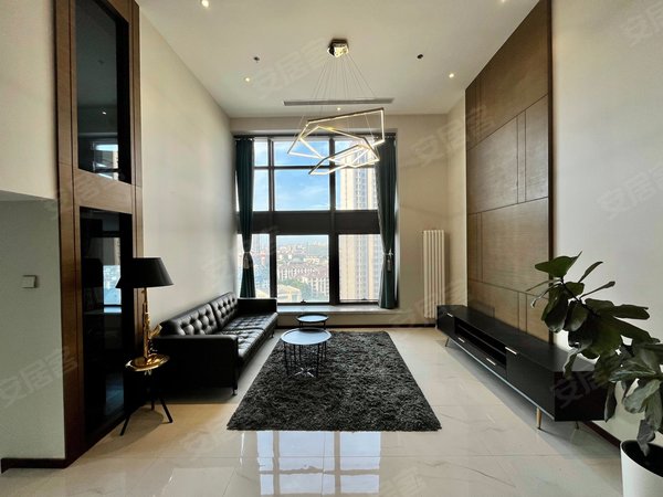 天津河西下瓦房铂津湾南苑(商住楼)下瓦房 loft 海河大观 精装两室