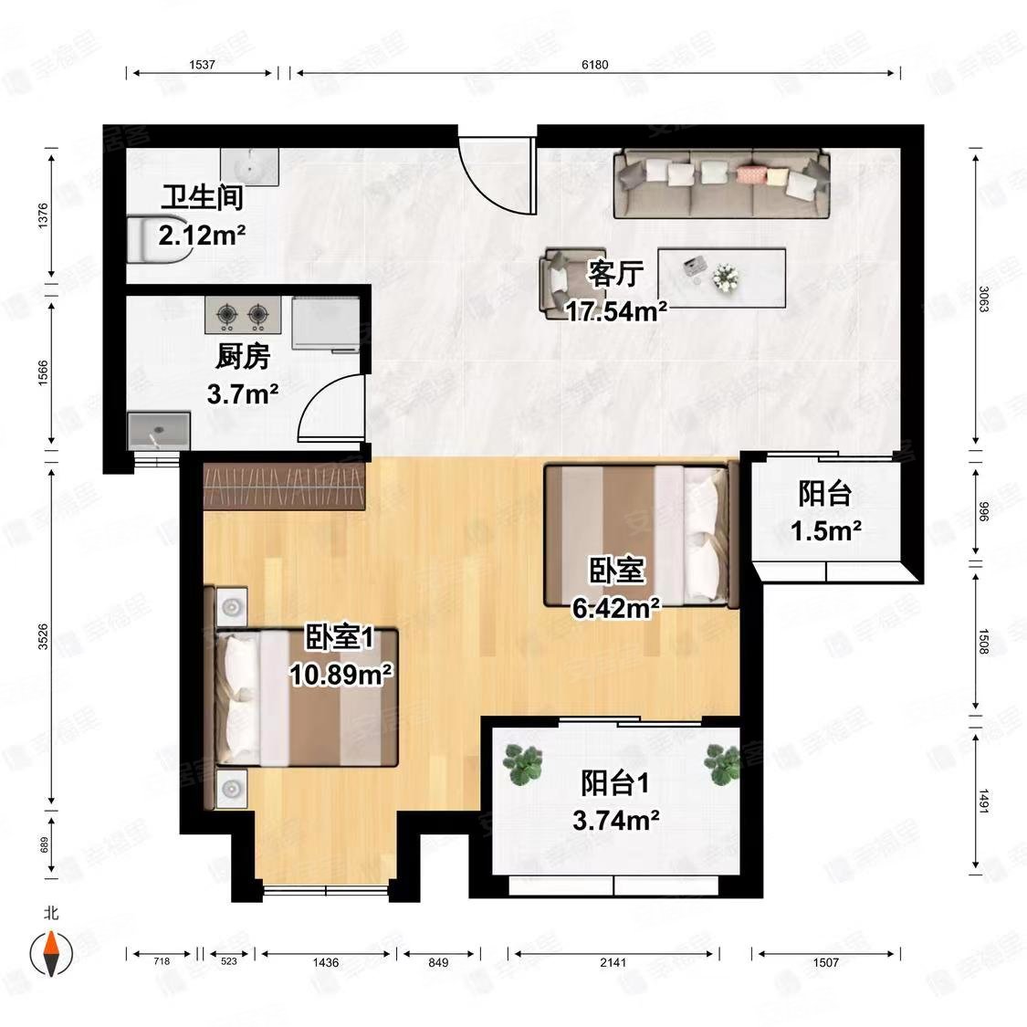 采光好 周,霞镜新城三区二手房,155万,3室2厅,2卫,65平米-福州安居客