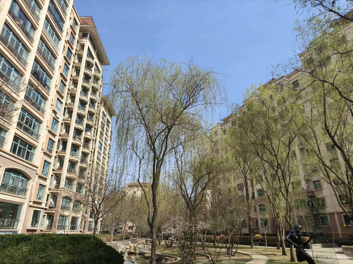 雁滩高新区天庆嘉园星河缘三室两厅一卫南北通透 精装修 中层