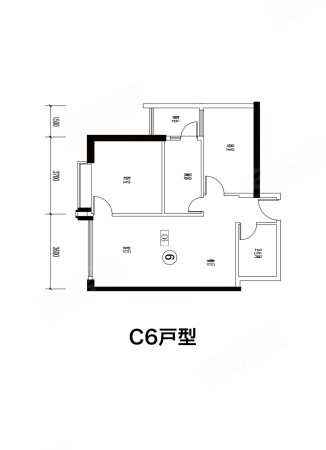 万城纪小区2室2厅1卫82㎡南北46万