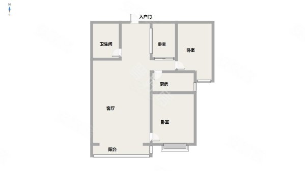 峰景香滨蓝山(东区)3室2厅1卫100㎡南76万