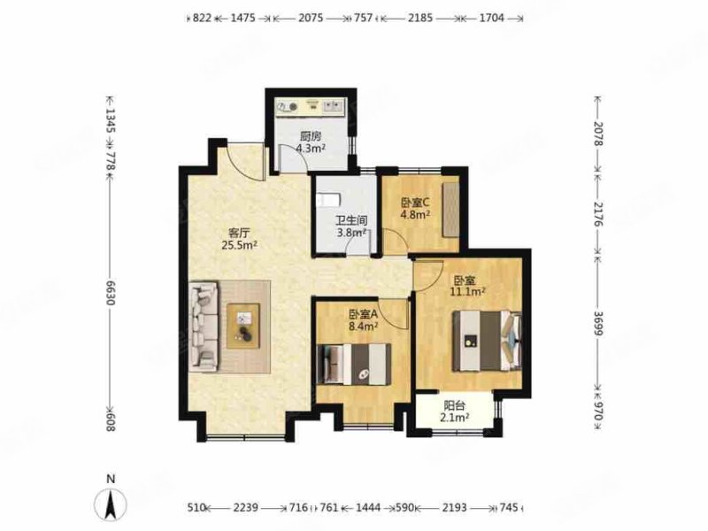融泰城 小区新 出行方便 临地铁 正南朝向 精装可拎包