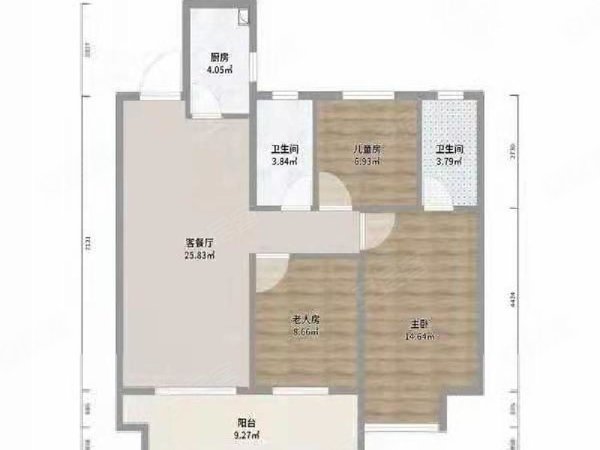 赣州章江新区红都大道宝能世纪城(东区)宝能3室2厅2卫精装修 电梯房