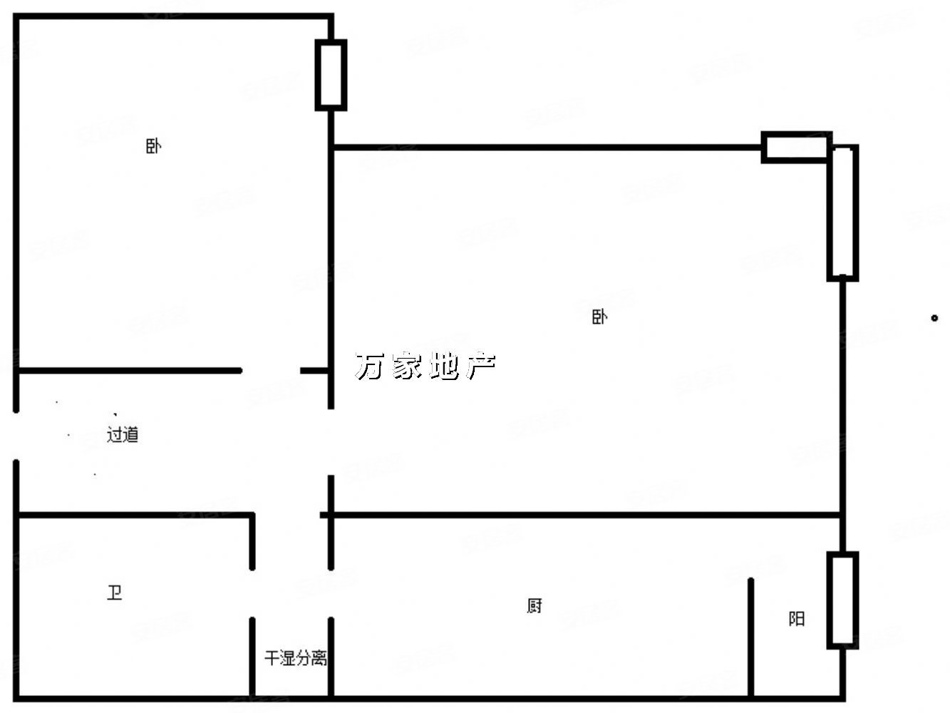 性价比高的房源,有孩子 用方便,亲和康园二手房,45万,1室1厅,1卫,52.