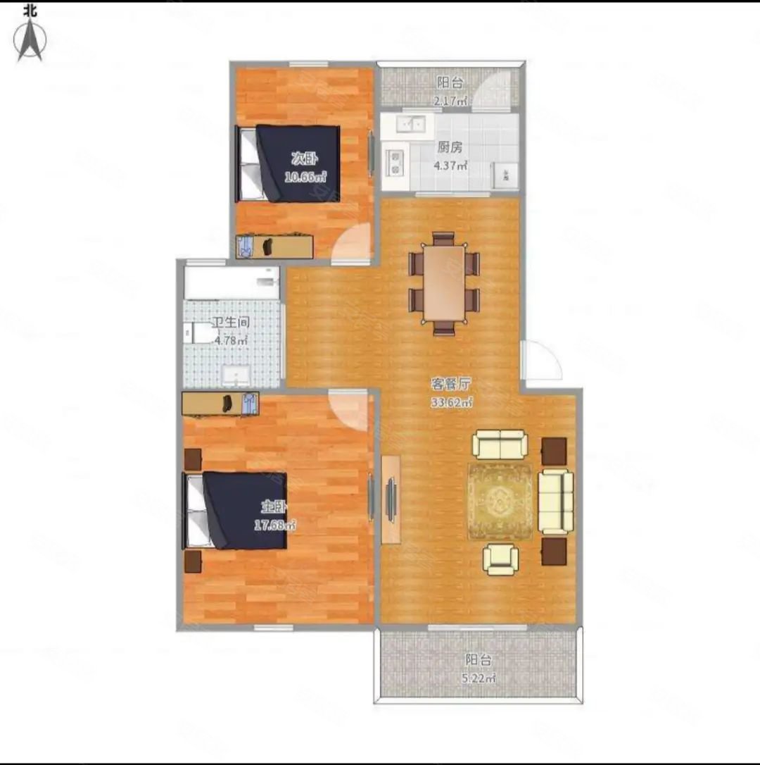 临港新城 南向采光好 精装好房 正规商品房 近地铁 刚需两居,宜浩佳园