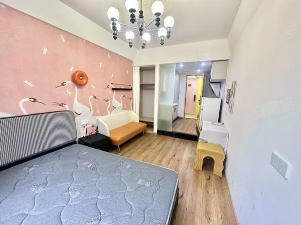 南京秦淮新街口大杨村31号商务楼新街口单室套 大杨村常府街 押一付一 独卫厨 押一付一可短租出租房源真实图片