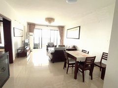 海口美兰海甸侨中9小旁 鸿天阁拎包精装2房有泳池食堂篮球场 可办租赁证出租房源真实图片