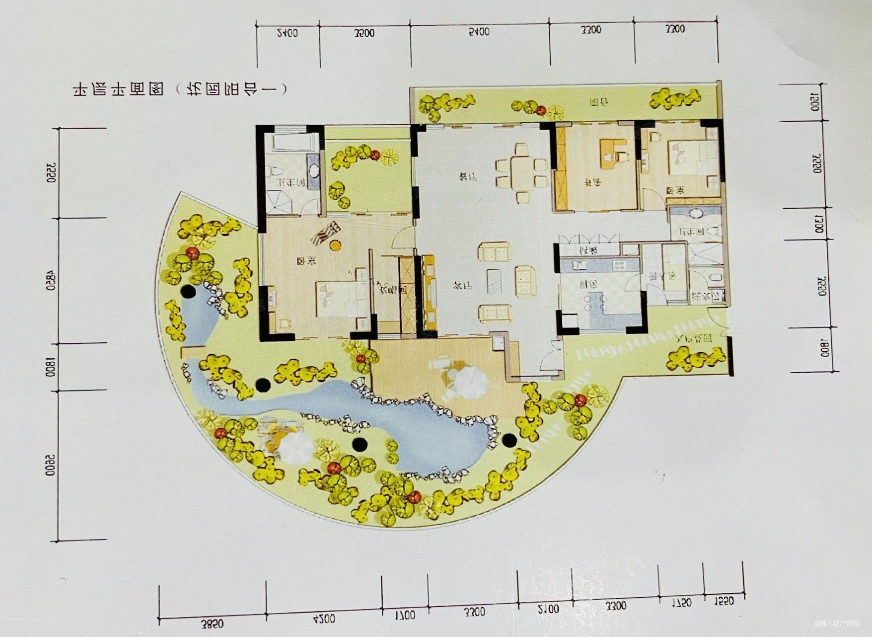 天鹅湖花园4室2厅3卫258.19㎡南北460万