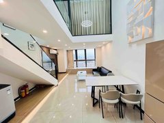 佛山南海金沙洲万达星港城 现代风格 两房一厅 可以优惠500 拎包入住出租房源真实图片