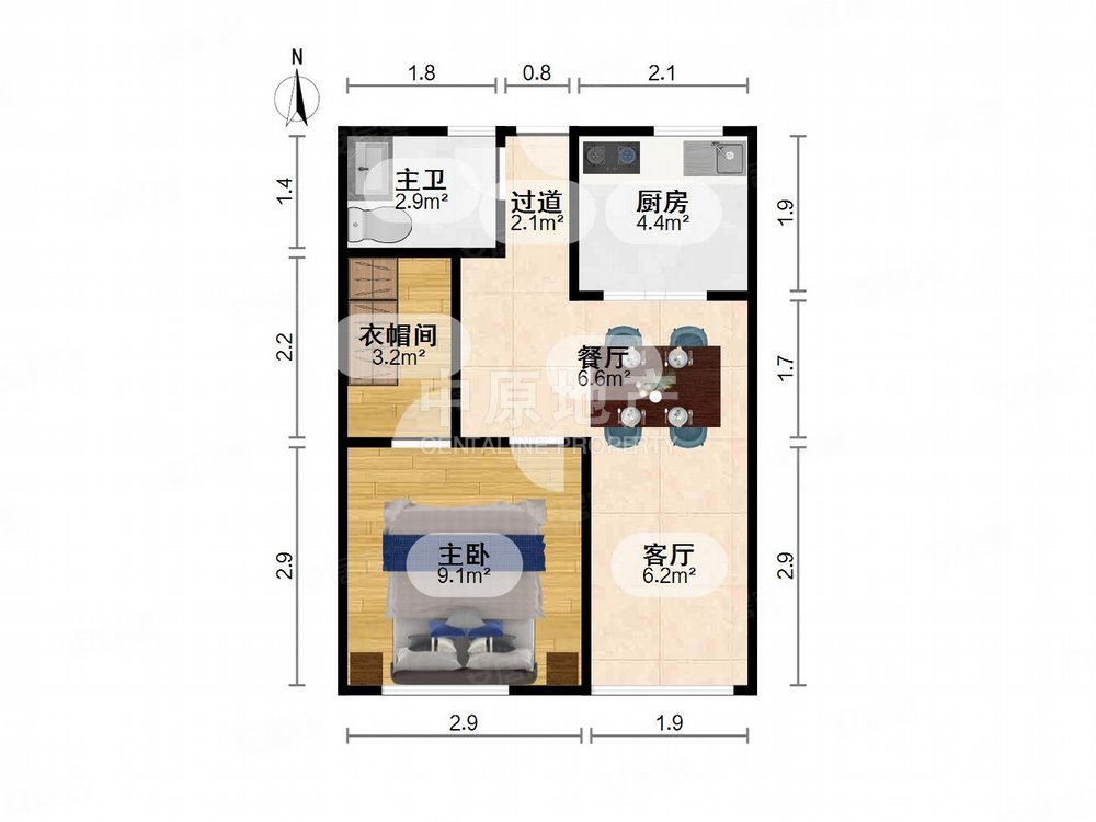 淞滨支路120弄小区2室1厅1卫46.52㎡南172万