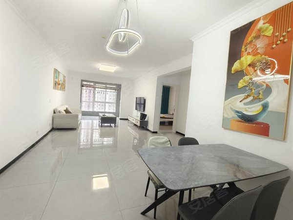 急租市区火车站 轩苑四季花城 三室两卫精装 家具家电齐全