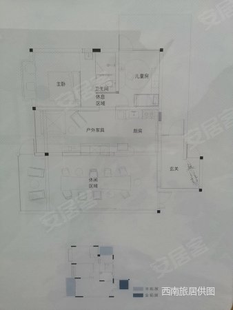 信昌桂海晴岚3室2厅2卫99㎡南北73万