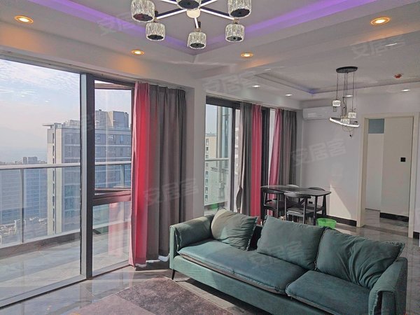 杭州富阳鹿山宋都江宸府一线江景 场口中学鹿山公馆附近 豪华装修雅间