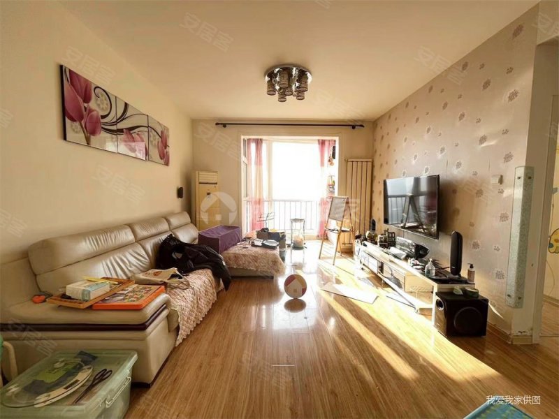 北岸华庭精装修两室双阳户型落地窗采光好无遮挡