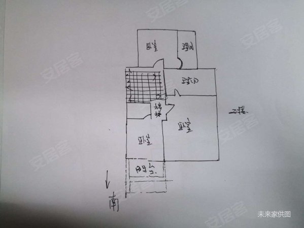 宫园巧筑(公寓住宅)3室2厅5卫172.07㎡南北790万