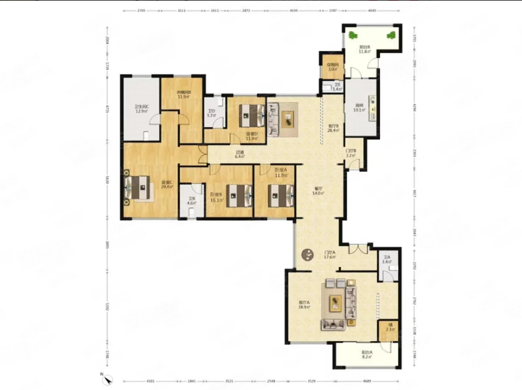 672处置精装修 小区新 商圈成熟 地铁口 包税可按揭,华润金悦湾二手房