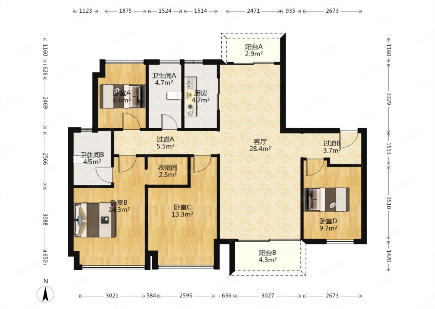 泰禾佛山院子 满二 精装好房 商品房 近地铁 停车方便