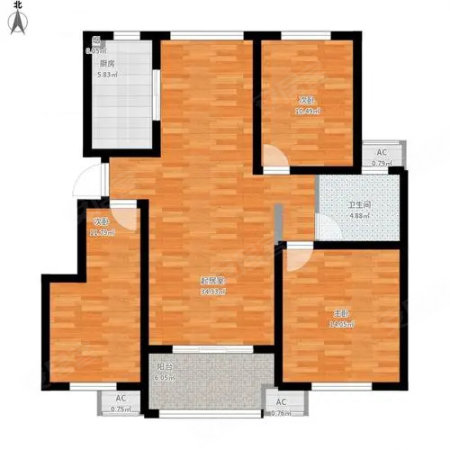 逸兴园3室2厅1卫97㎡南北29.5万