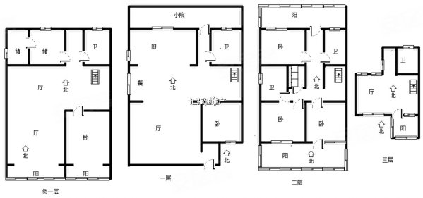 嵘御航城(别墅)5室5厅5卫243.91㎡南北210万