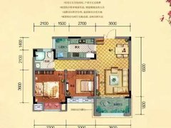 重庆北碚蔡家力帆翡翠郡(一期) 2室2厅1卫出租房源真实图片
