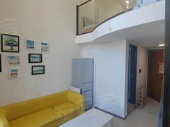 海口龙华城西手慢无！恒大复式一房一厅一卫家具家电齐全拎包入住近吾悦广场出租房源真实图片