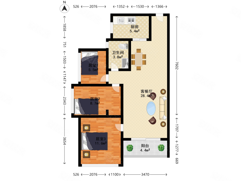 深圳房产网>深圳二手房>宝安二手房>领航城二手房>领翔华府>800_600