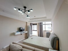 靖江靖江市区人民中路凯旋国际单身公寓 精装一室一厅，设施齐全拎包入住出租房源真实图片