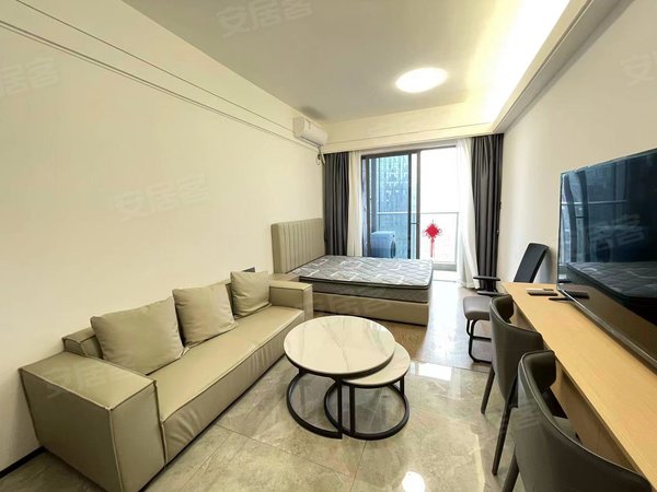 深圳南山前海远洋滨海大厦出租 全新精装酒店式公寓一房 带阳台 通