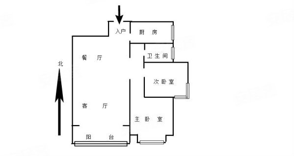 丽彩珠泉新城花间树2室2厅1卫90.3㎡南72万