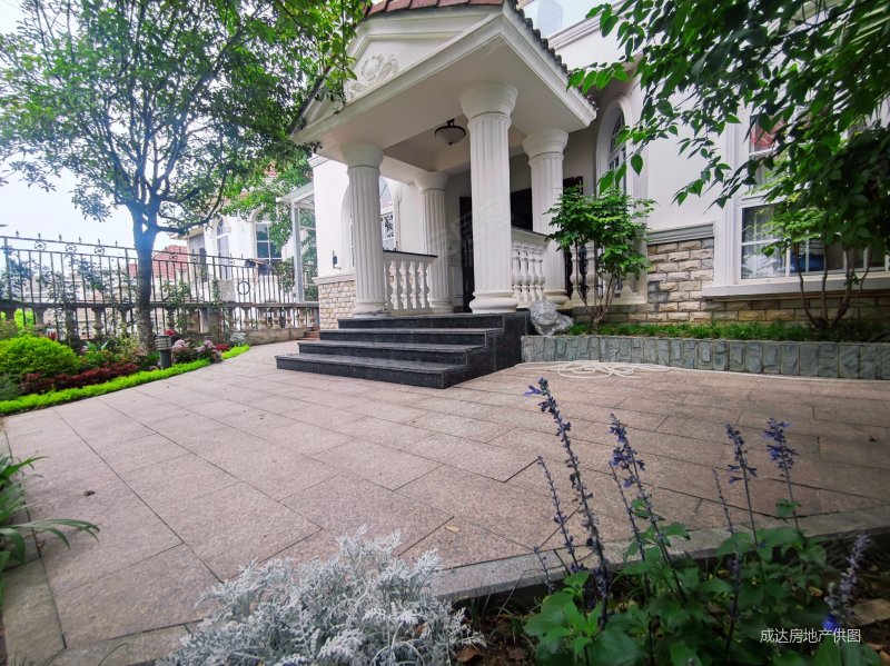 外国语旁独栋别墅带独立车库和私家花园客厅挑空诚心卖,富临山庄二手