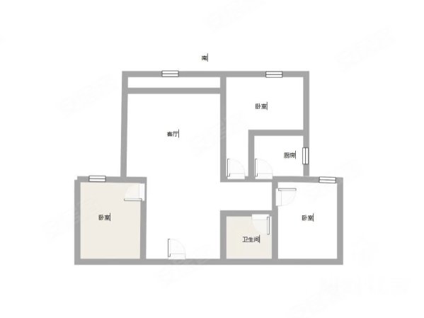 豪庭春天3室2厅1卫117㎡南北91.8万