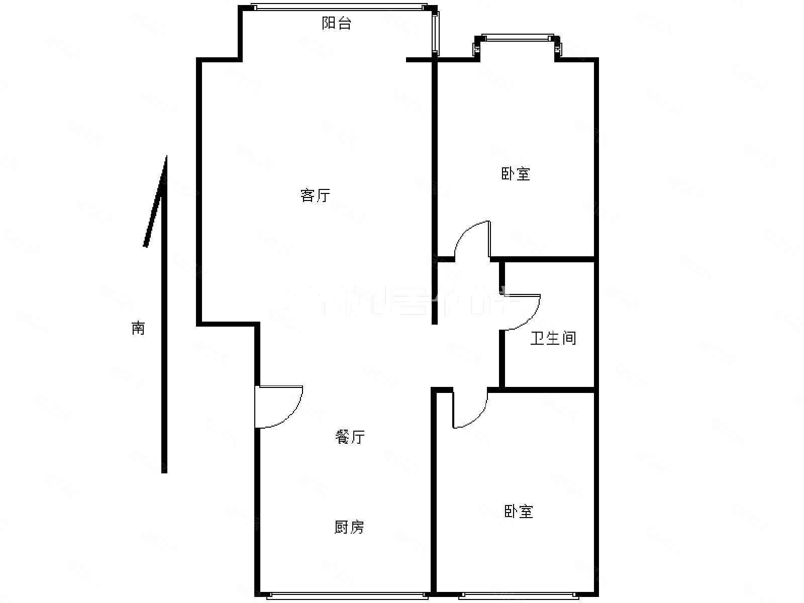 新上北京四中千家和众新97万国标刚需2居楼层好120平
