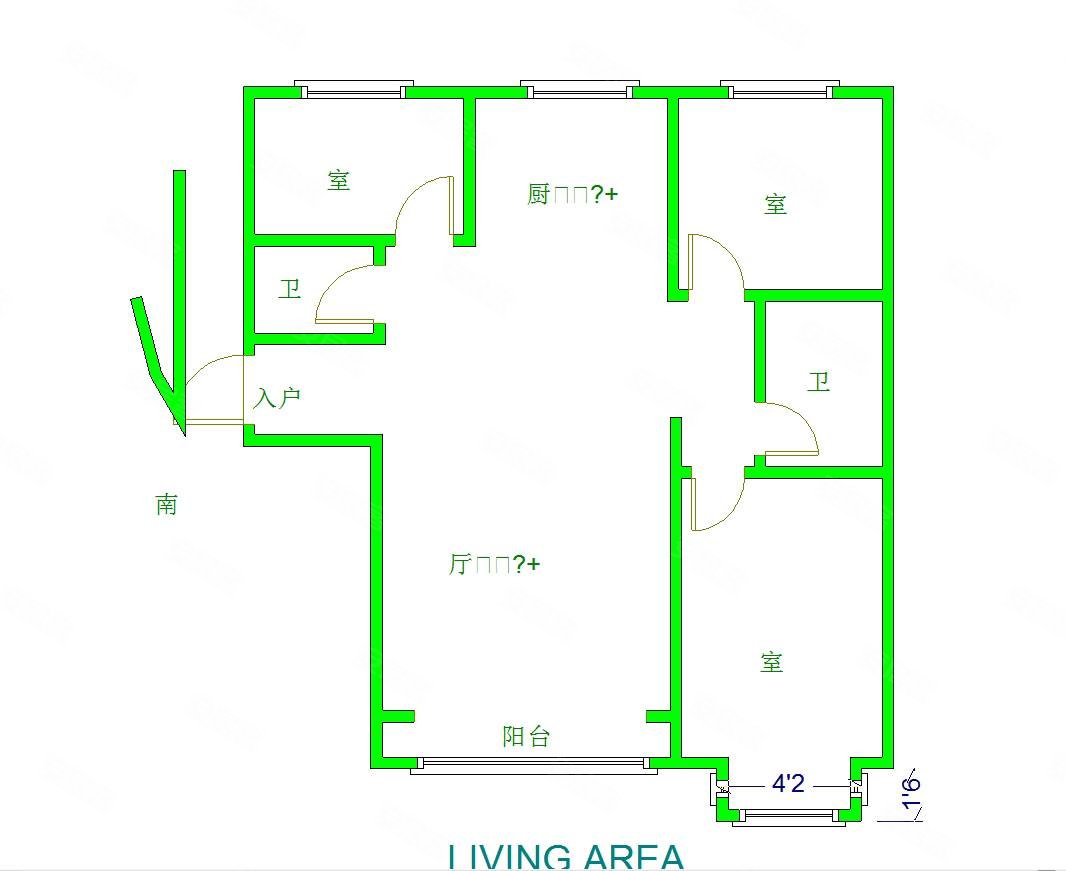 阳光水岸精装修三居双阳卧满二南北通透动静分离随时看房