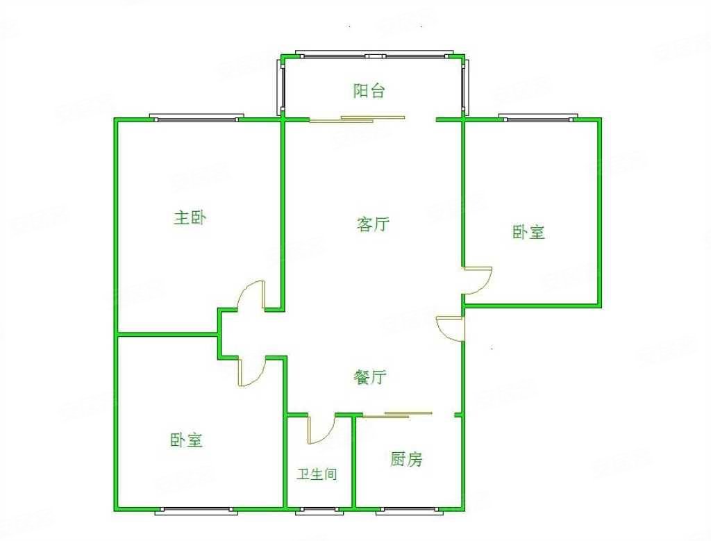 精装3室带36平车库拎包入住,带储藏室,低税,嘉源逸居二手房,69万,3室2