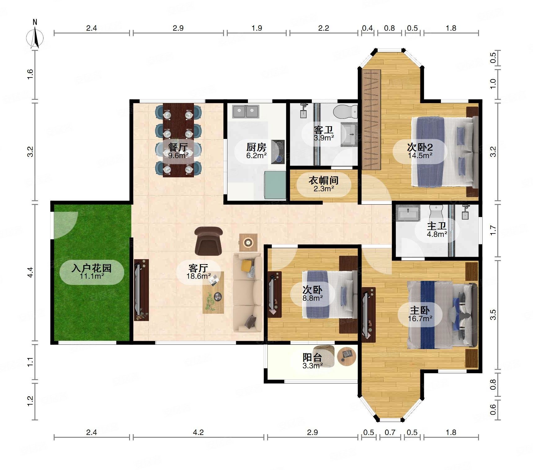 锦绣龙城h区户型好南北通透价格还可以谈有钥匙随时看房急