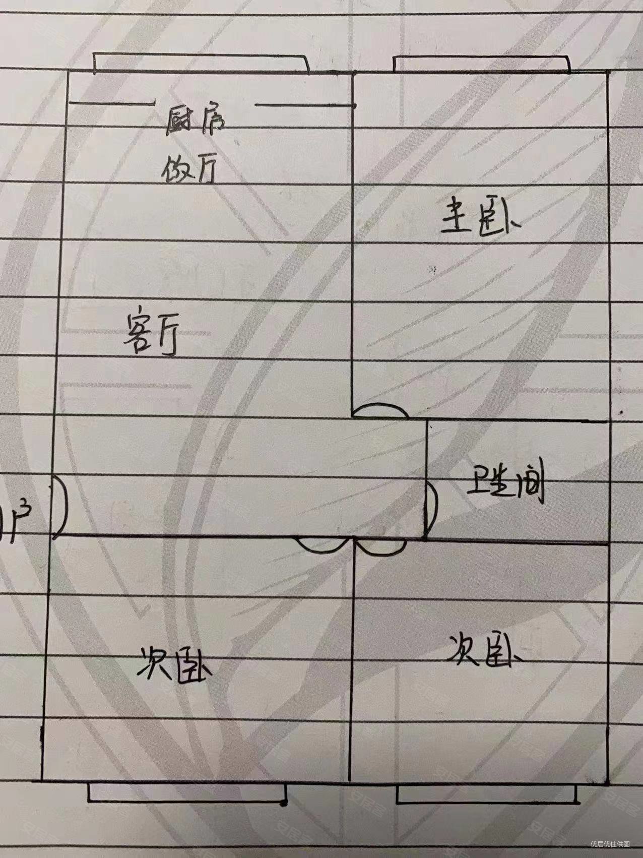 云南省公路局小区3室2厅1卫65㎡南北70万