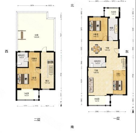 宁馨苑3室2厅2卫140.74㎡南北440万