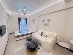 合肥庐阳北一环金域蓝湾 电梯房 家电齐全 1室1厅1卫出租房源真实图片