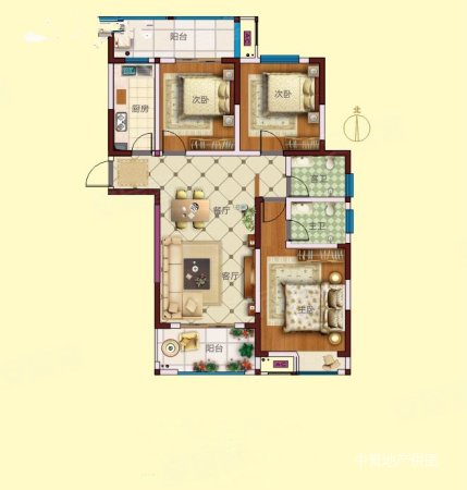 正商红河谷,116平电梯3房77万,证在手可按揭,随时看房.