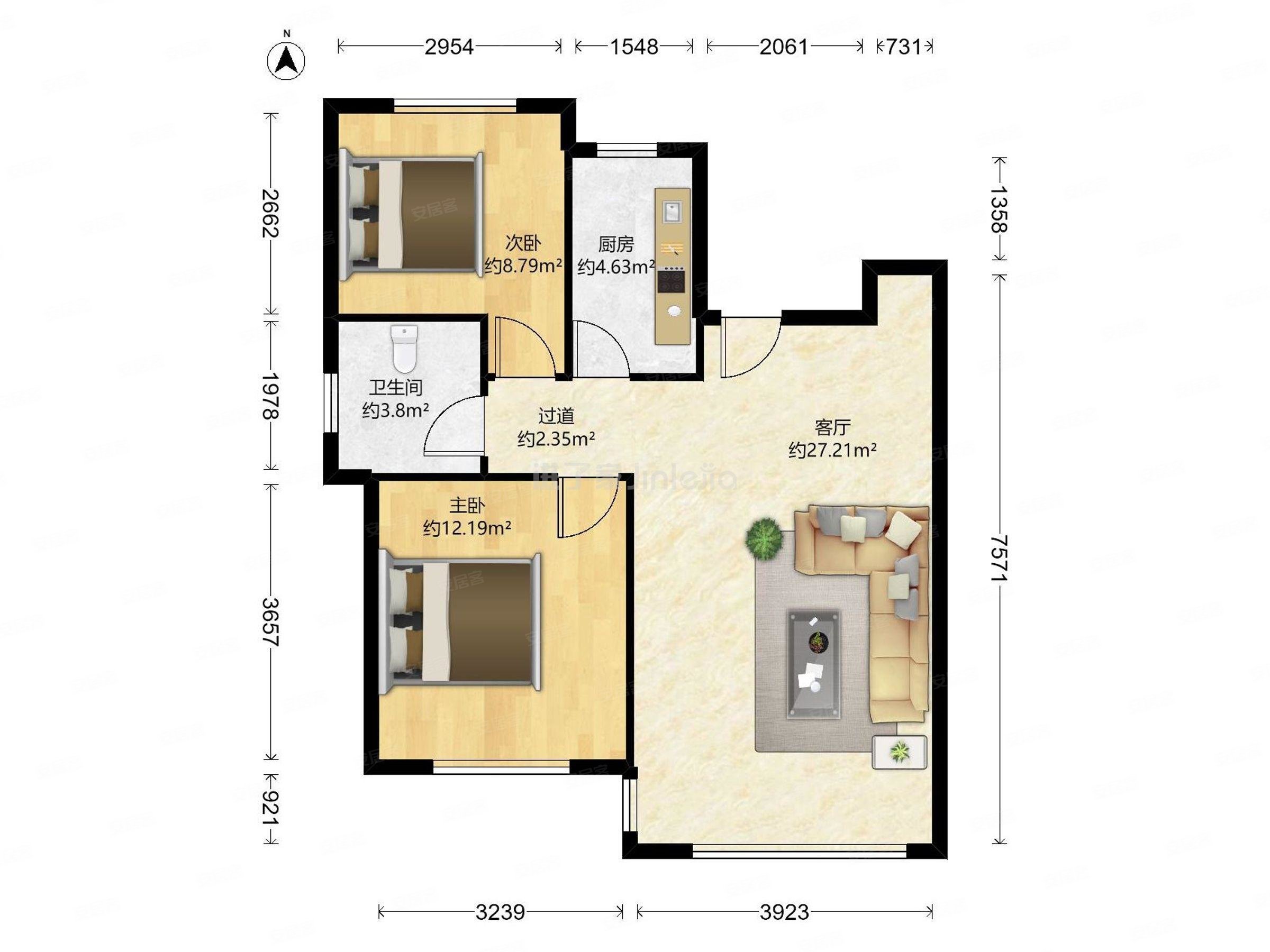 视野贼牛b一览无余(新科园一梯一户)随时看房,天房